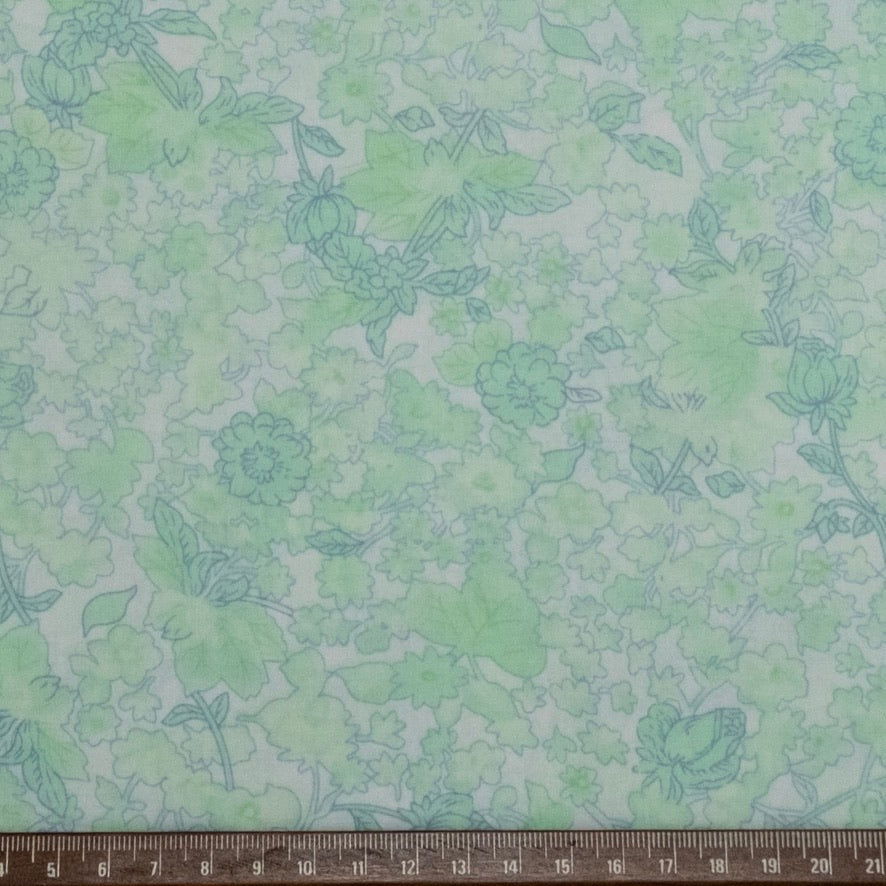 LIBERTY MICRO FLORAL PRINTED POPLIN PINK