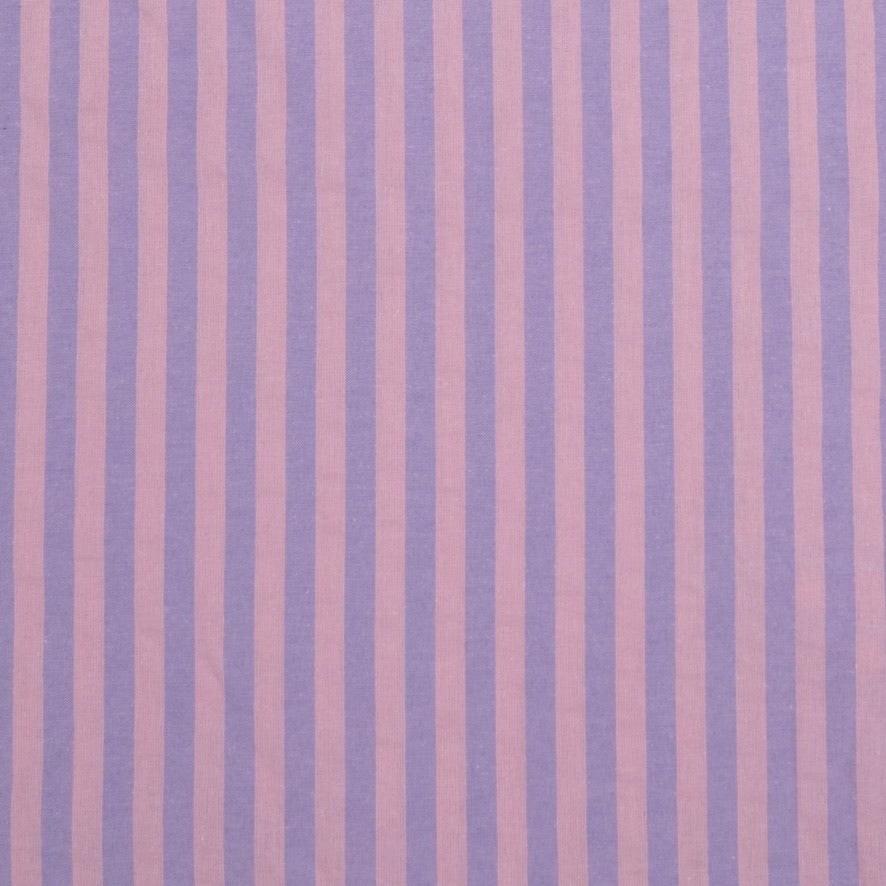 POPELÍN ESTAMPADO RAYAS PASTEL LILA - ROSA
