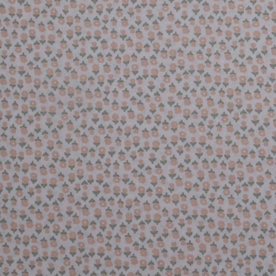 LIBERTY MICRO FLORAL PRINTED POPLIN PINK