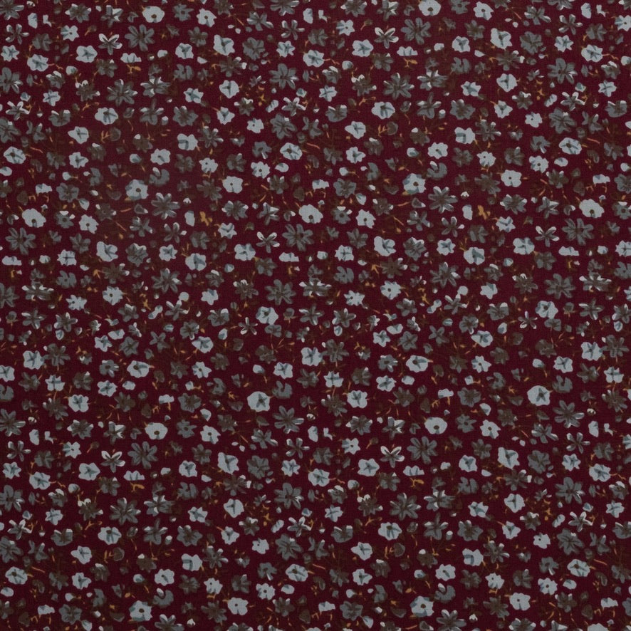 POPELÍN ESTAMPADO LIBERTY VINO FLORIDO