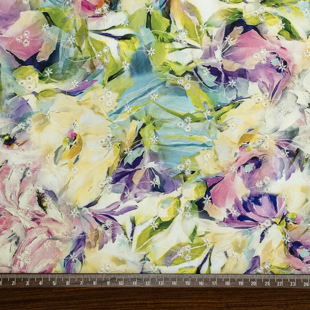 BORDADO ESTAMPADO FLORAL JÚLIA