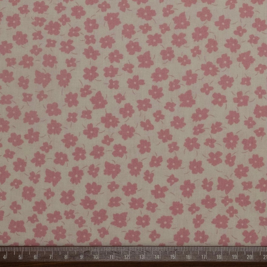 POPELÍN ESTAMPADO LIBERTY CIEN FLORES ROSAS