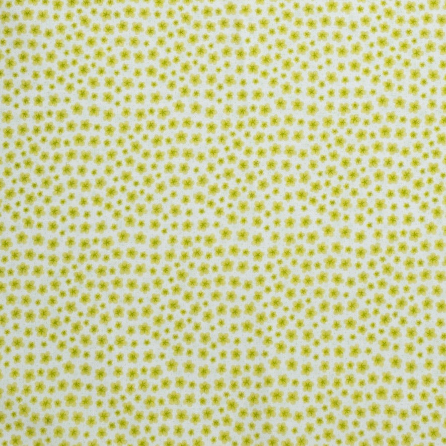 POPELÍN ESTAMPADO LIBERTY MIL PÉTALOS VERDE LIMA