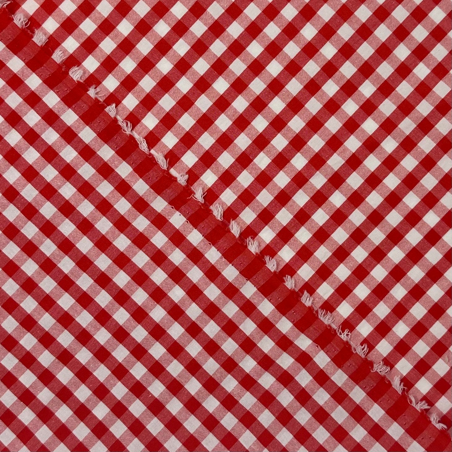 VICHY SEERSUCKER ROJO - BLANCO