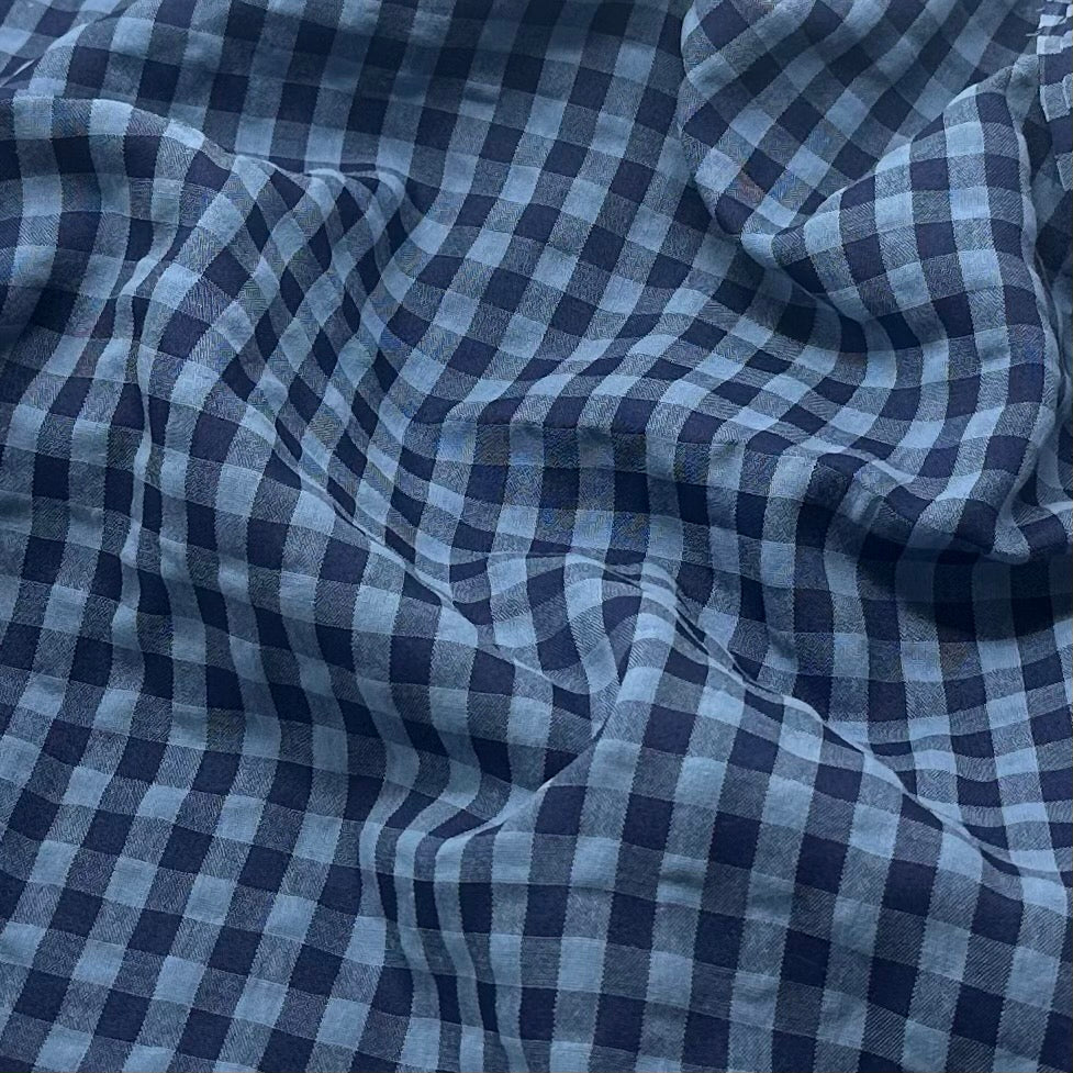 VICHY SEERSUCKER AZULES