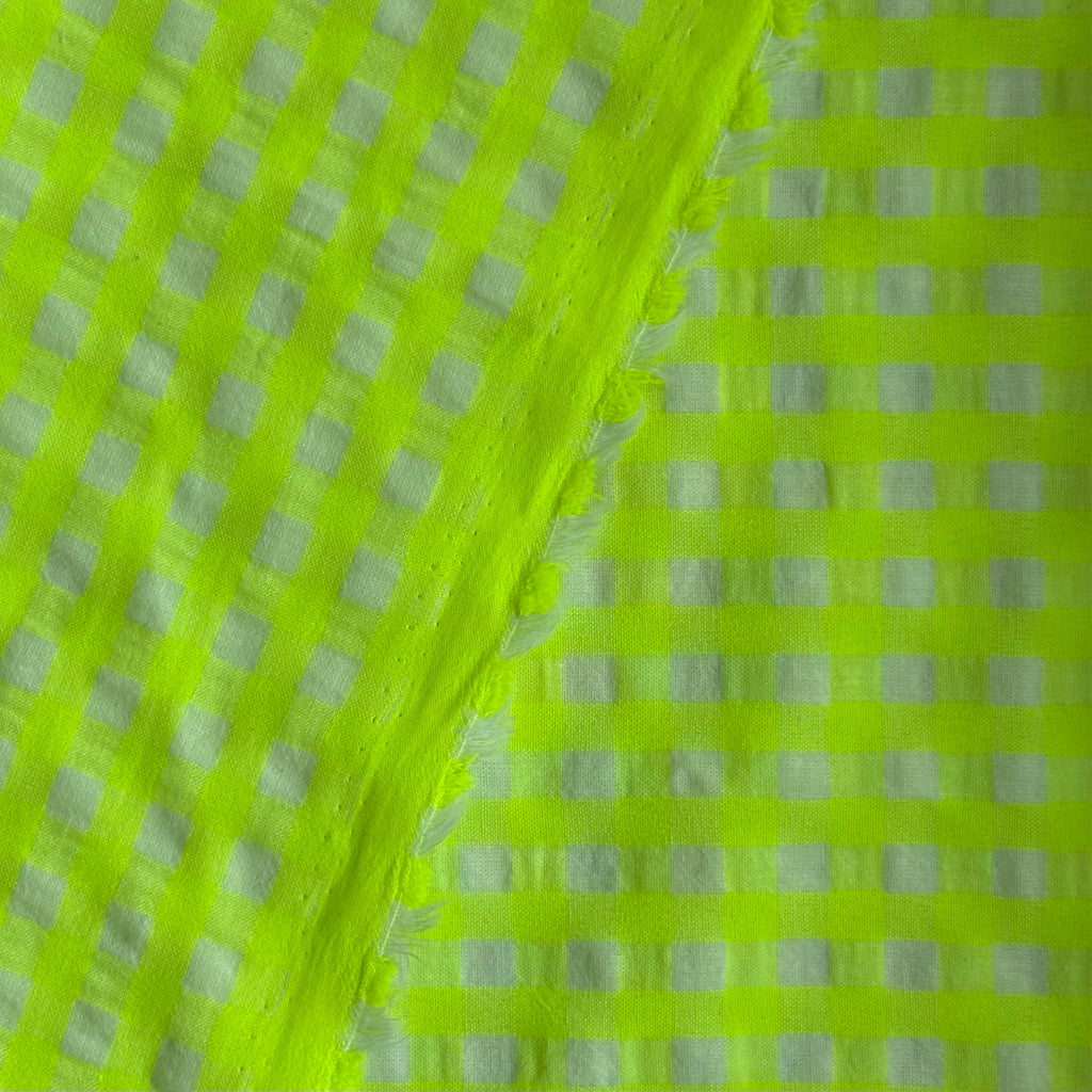 VICHY SEERSUCKER AMARILLO LIMA