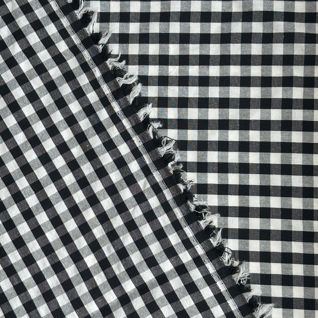 VICHY SEERSUCKER NEGRO - BLANCO