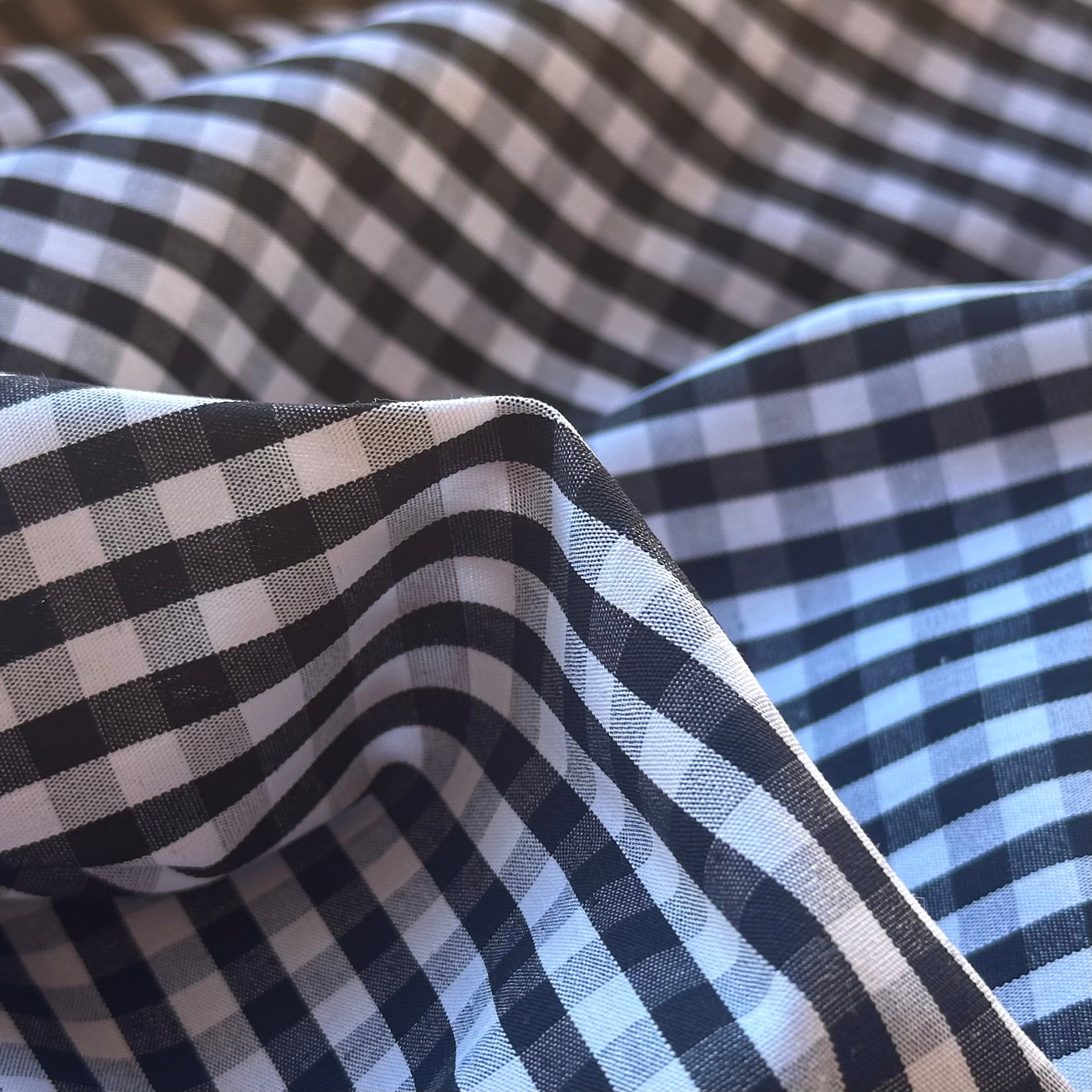 VICHY ALGODÓN NEGRO - BLANCO