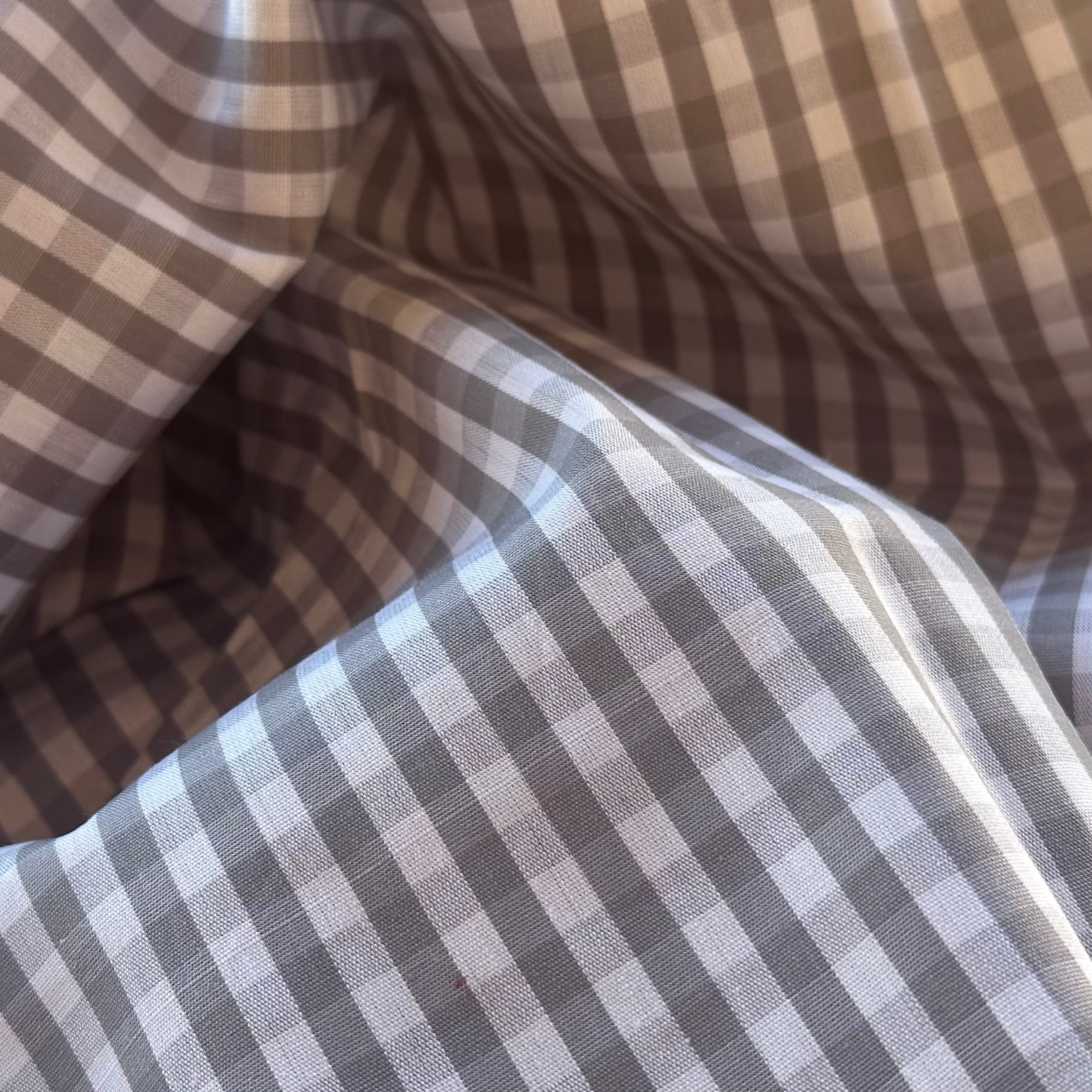 VICHY ALGODÓN GRIS - BLANCO