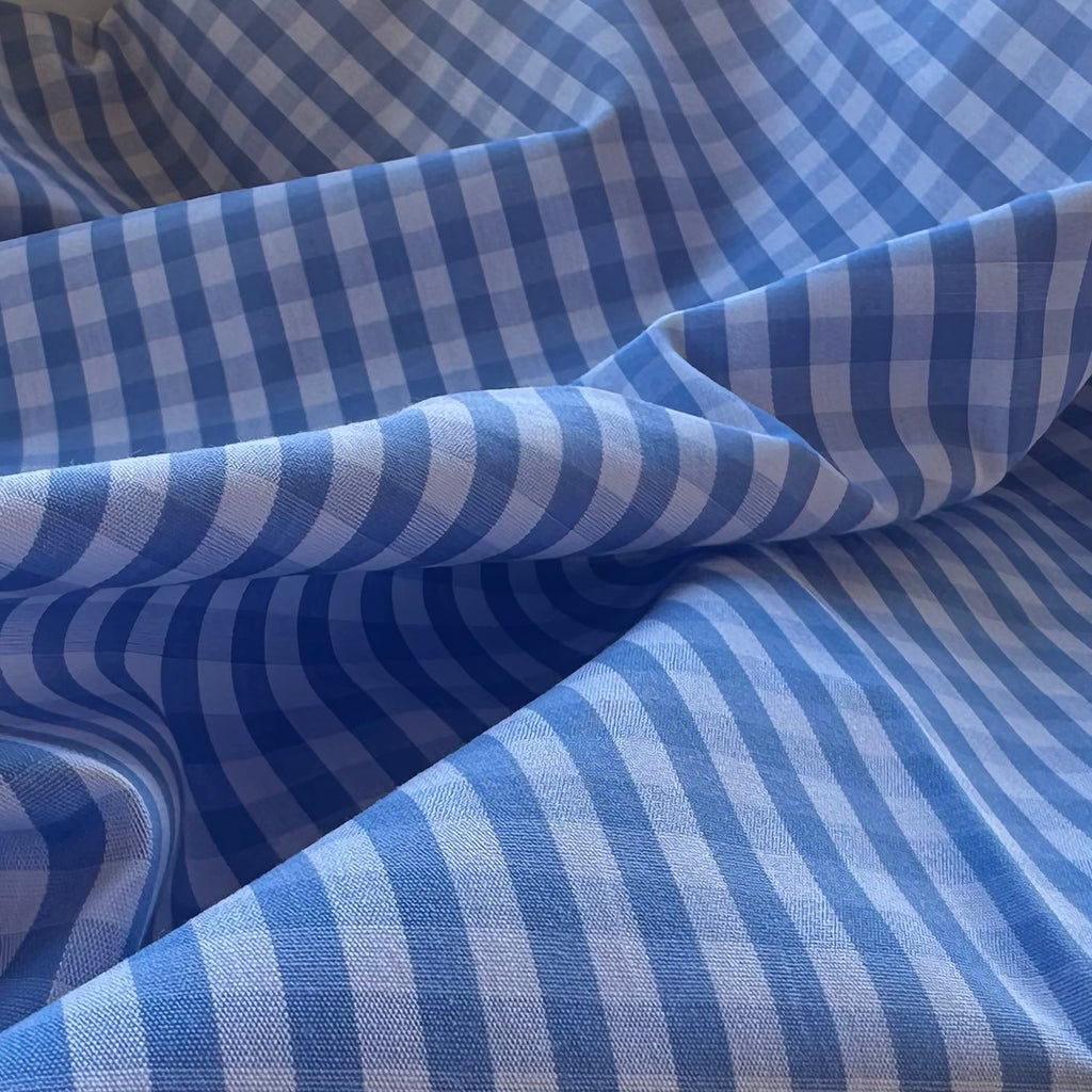 VICHY ALGODÓN AZUL - BLANCO