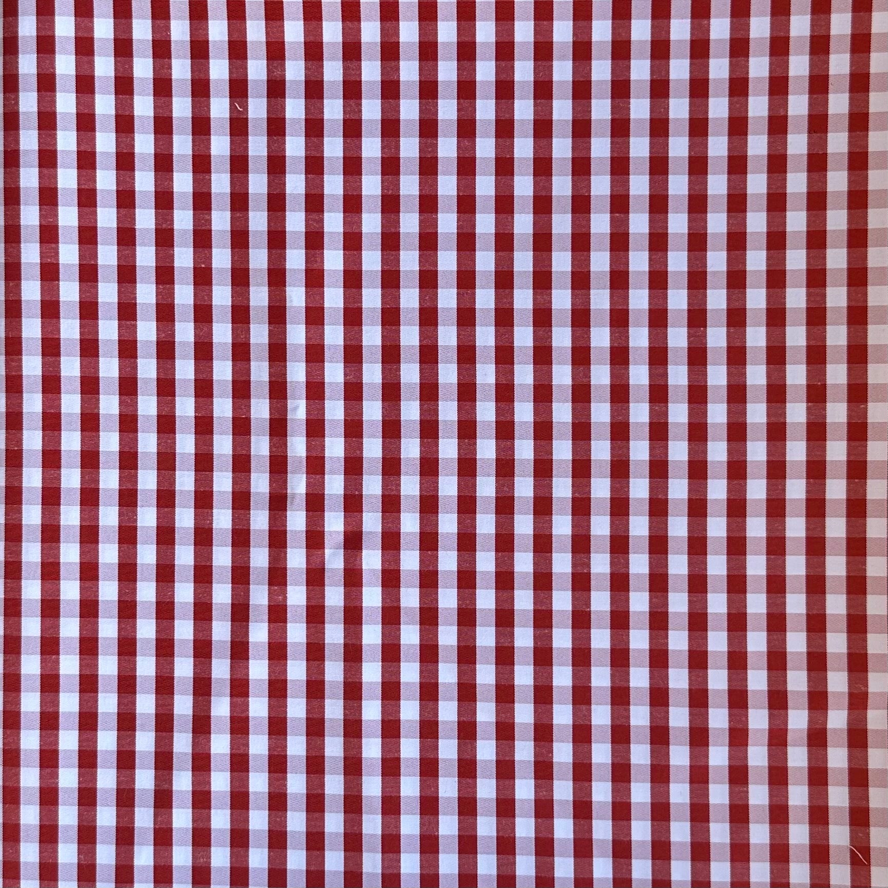 VICHY POLIÉSTER ROJO