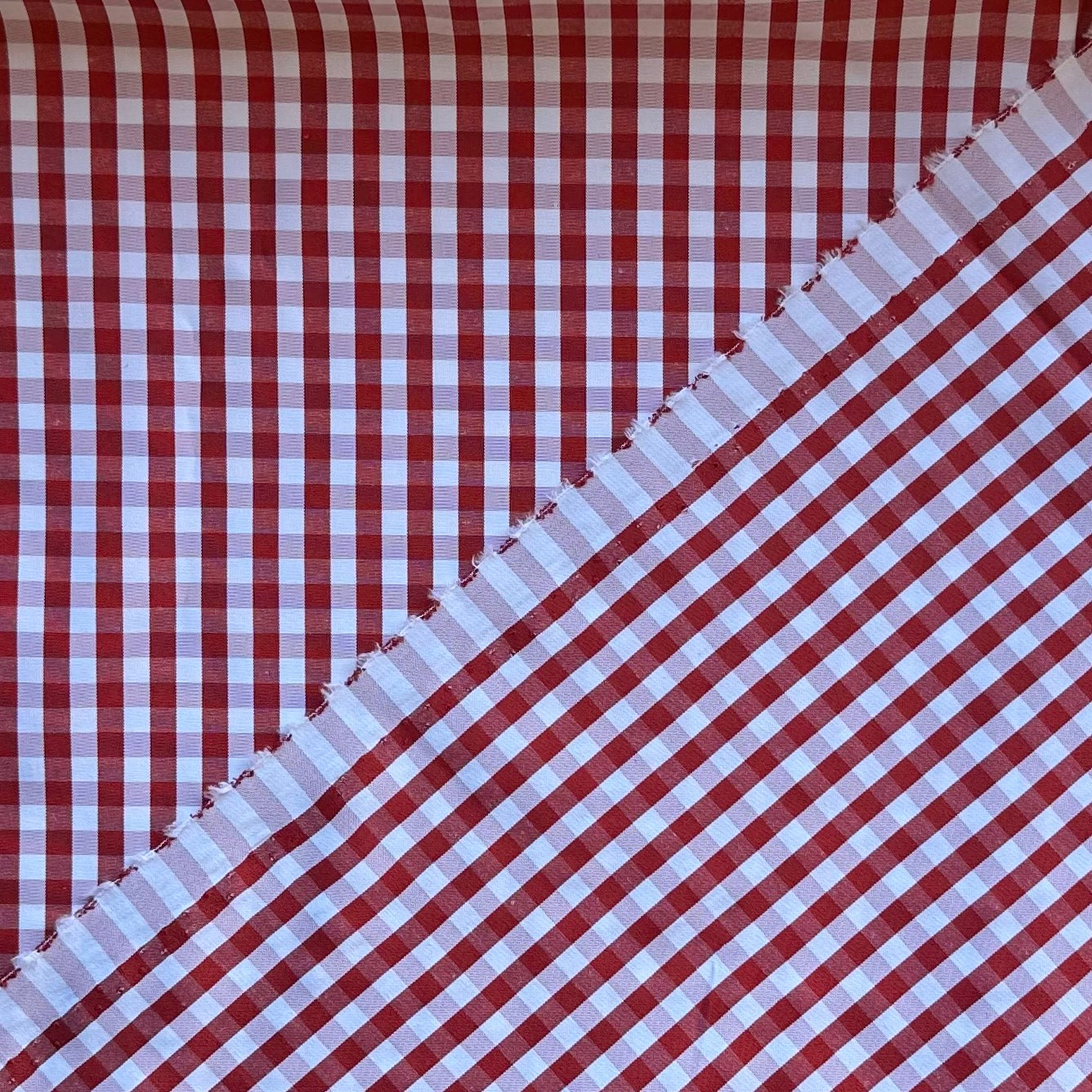 VICHY POLIÉSTER ROJO