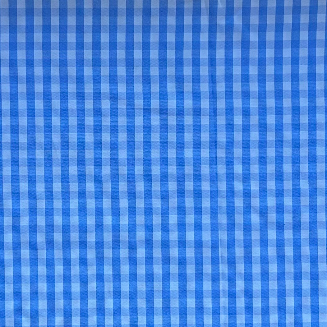 VICHY POLIÉSTER-ALGODÓN AZUL