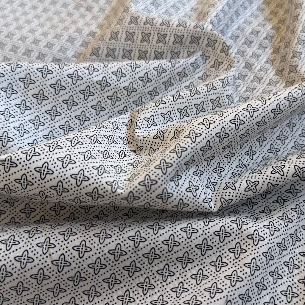 POPELIN ESTAMPADO NINJA BLANCO