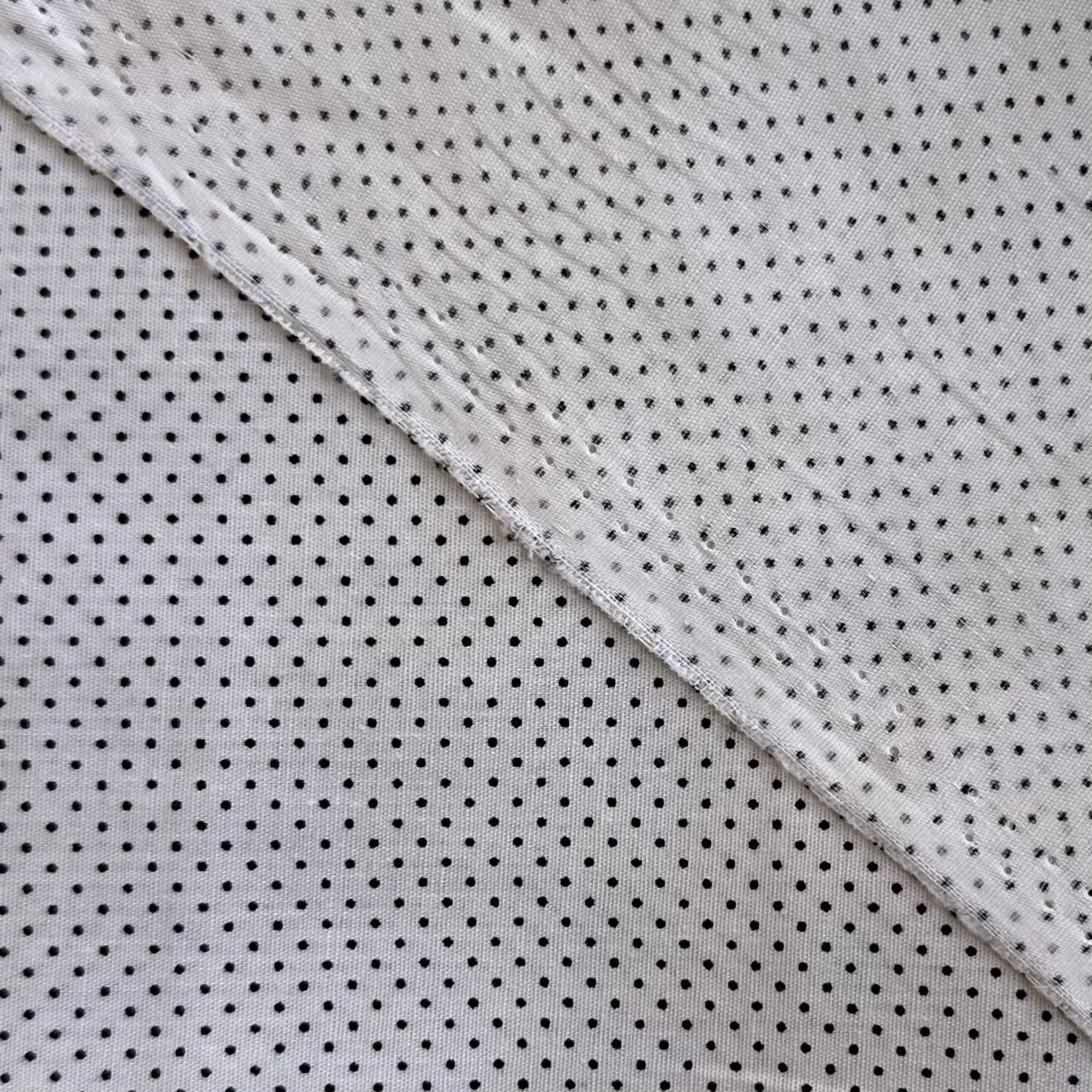 POPELIN ESTAMPADO LUNARES MINI BLANCO