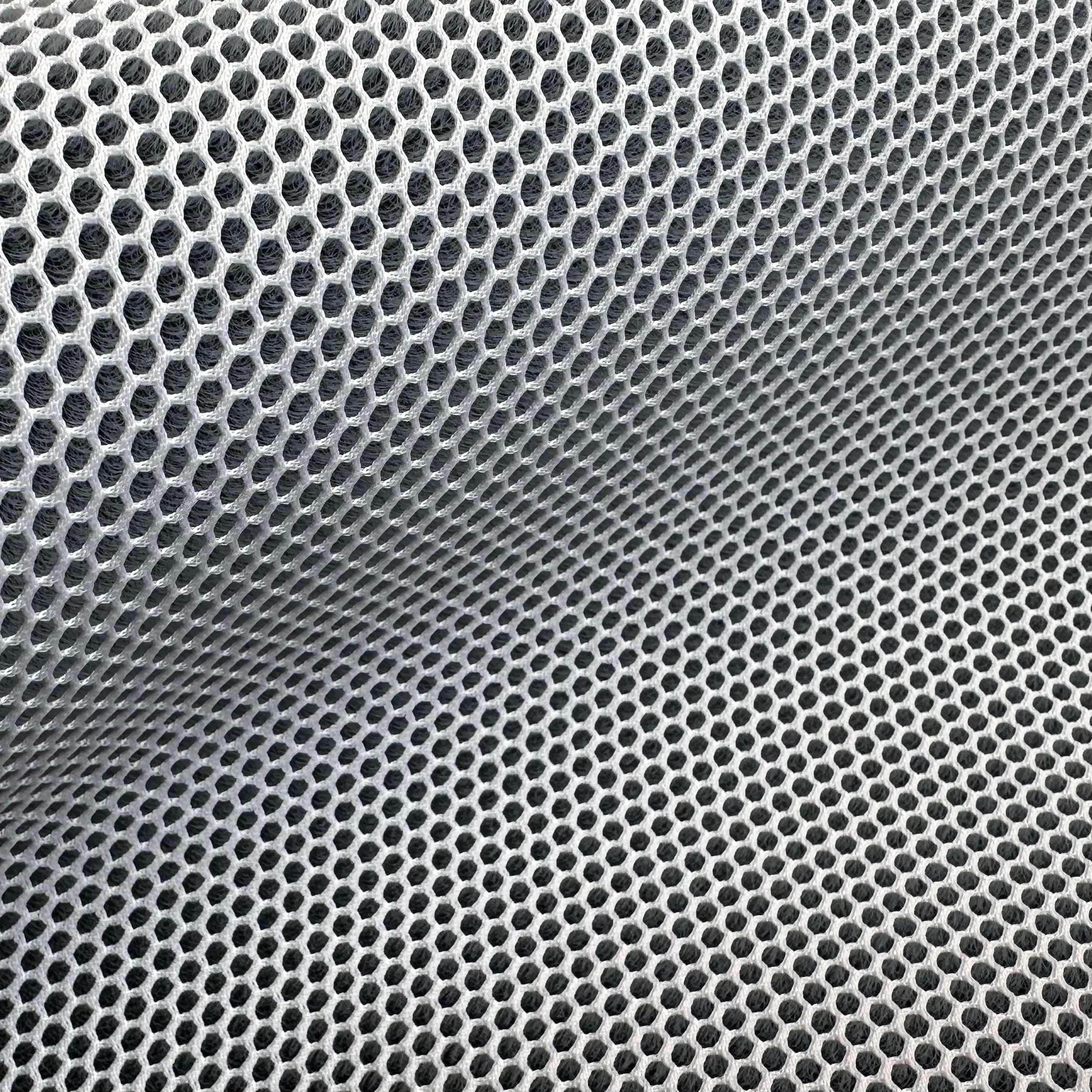 TEJIDO 3D BICOLOR BLANCO - NEGRO