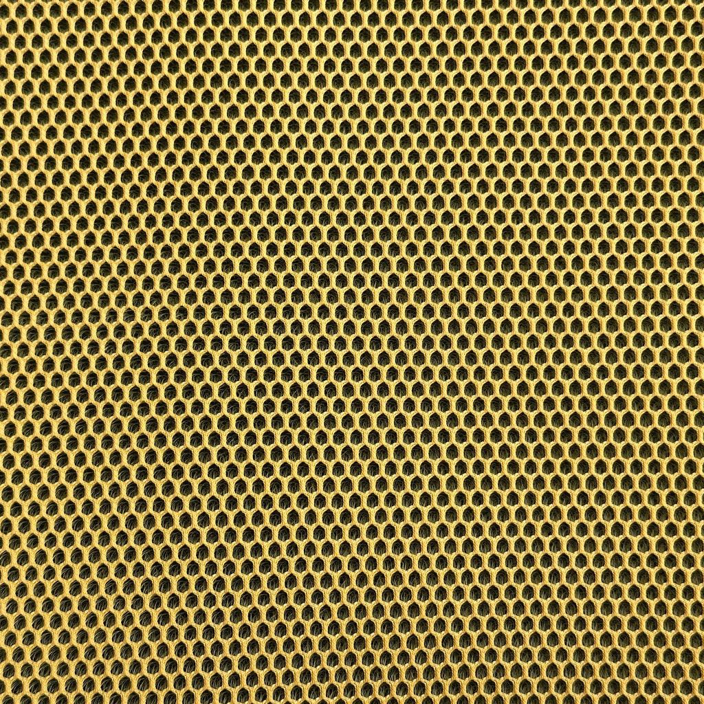 TEJIDO 3D BICOLOR AMARILLO - NEGRO
