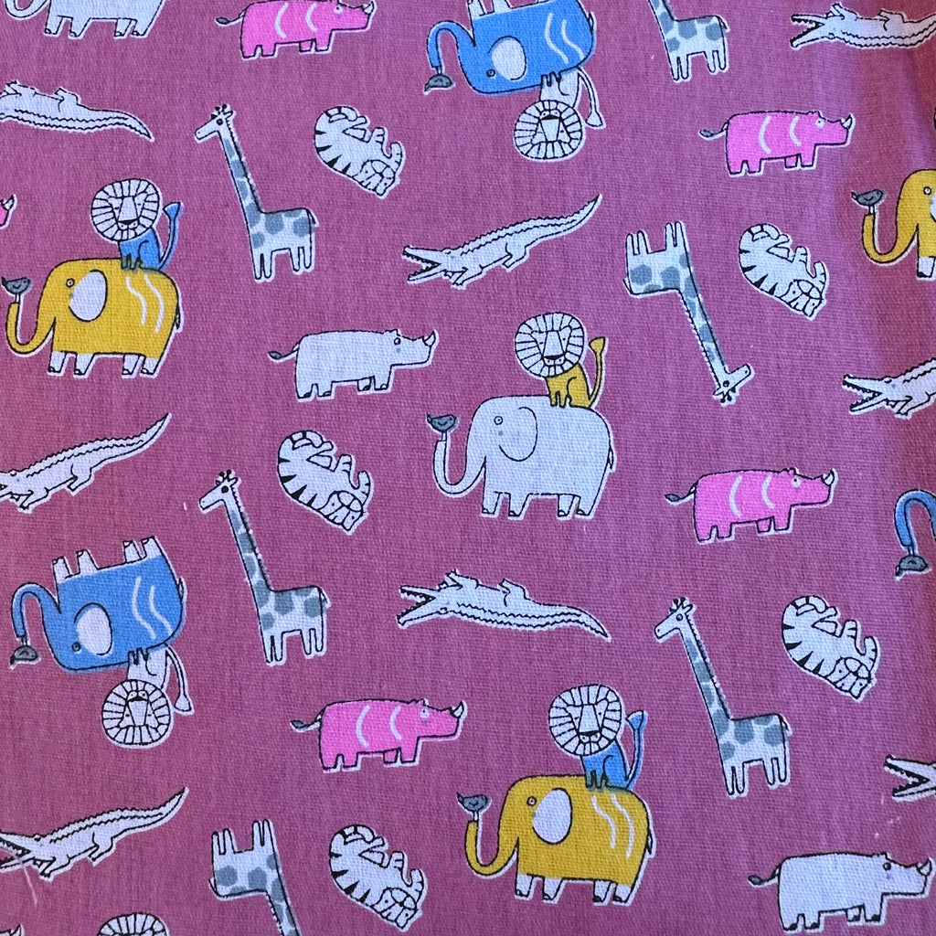 POP-SHIRT POUR ENFANTS IMPRIMÉ NUMÉRIQUE ROSE ZOO