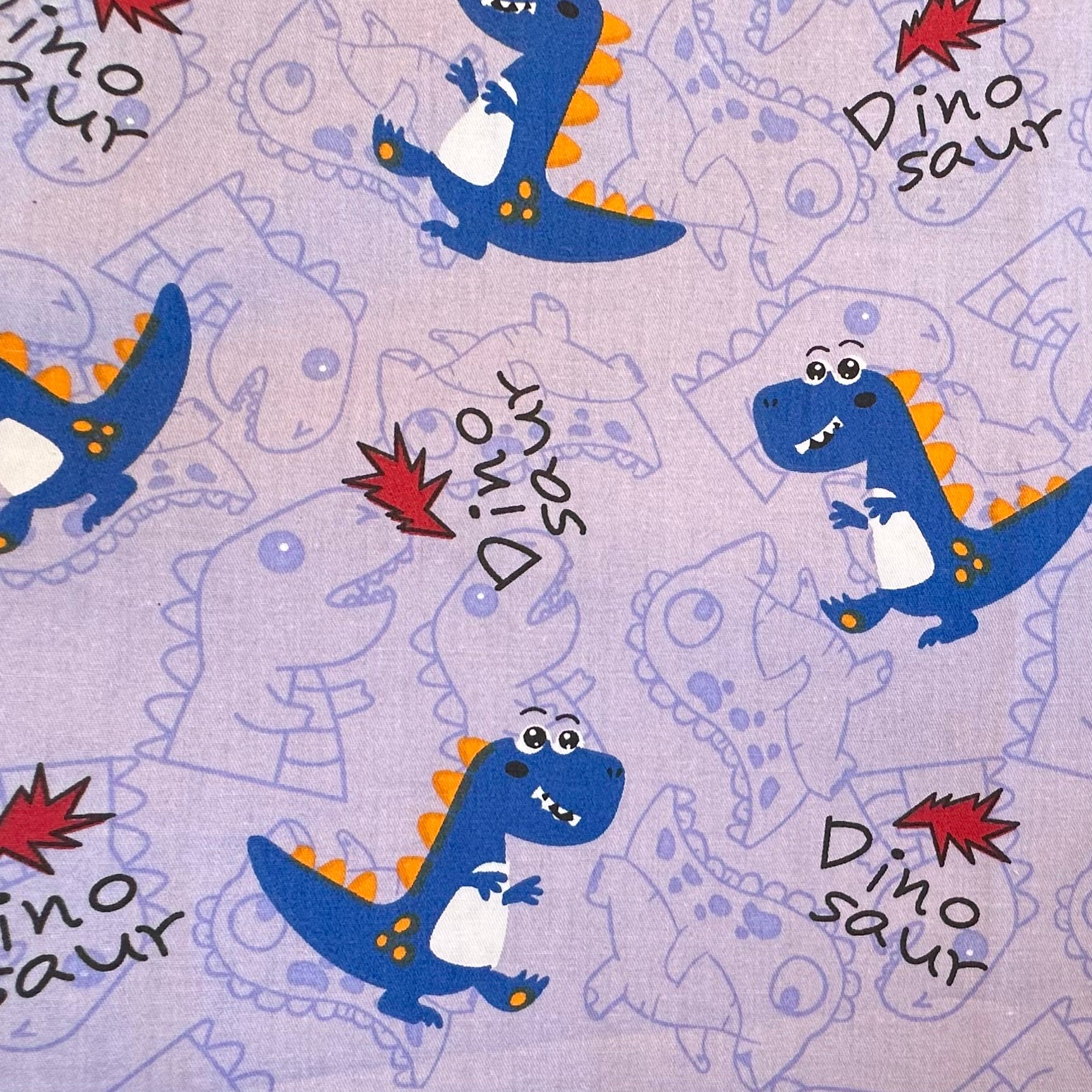 POPELÍN ESTAMPADO INFANTIL DINOSAURIOS