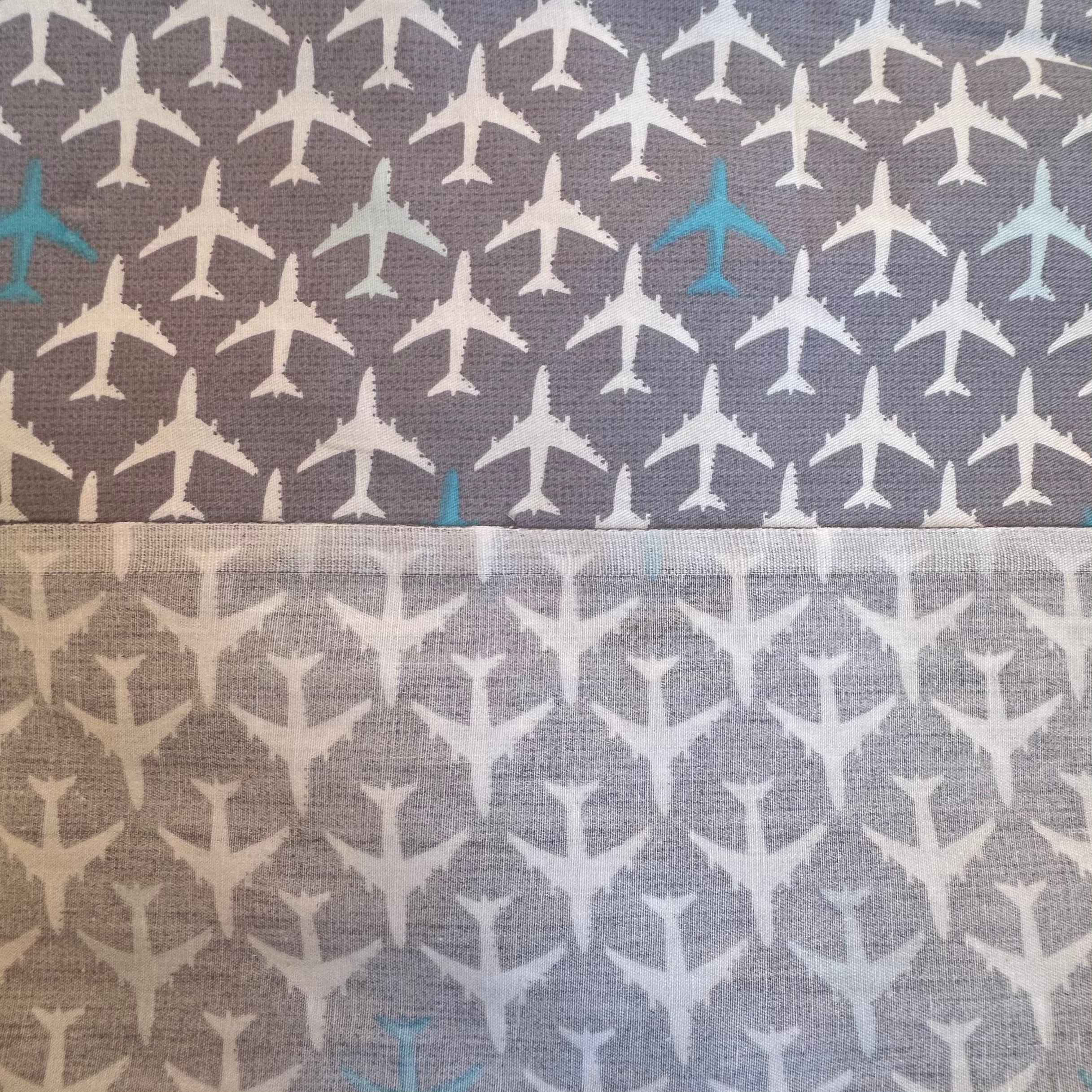 POPELÍN ESTAMPADO INFANTIL AVIONES