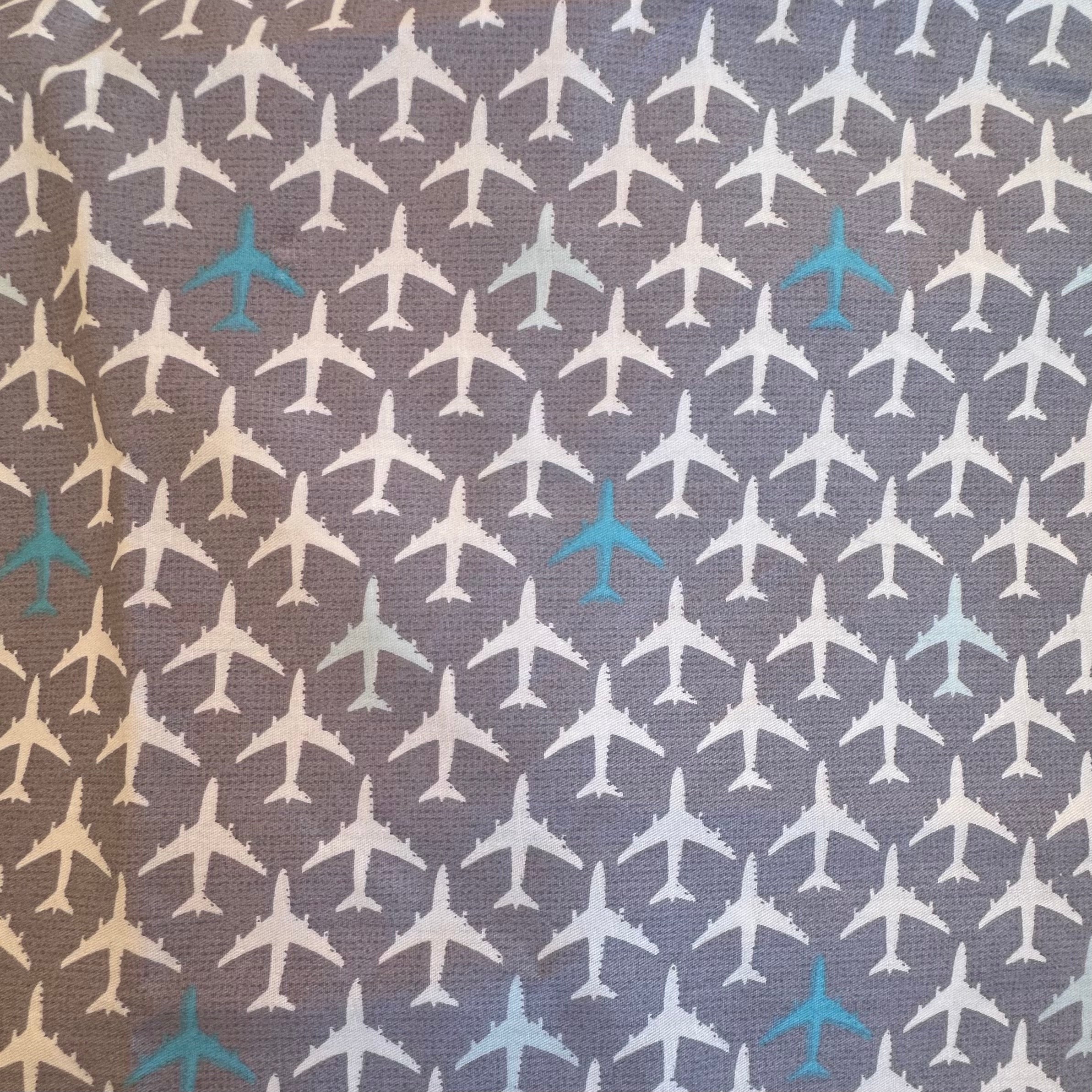 POPELÍN ESTAMPADO INFANTIL AVIONES