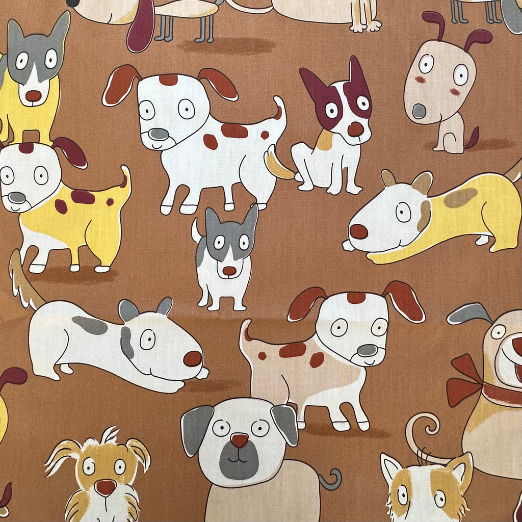 POPELÍN ESTAMPADO INFANTIL PERRITOS