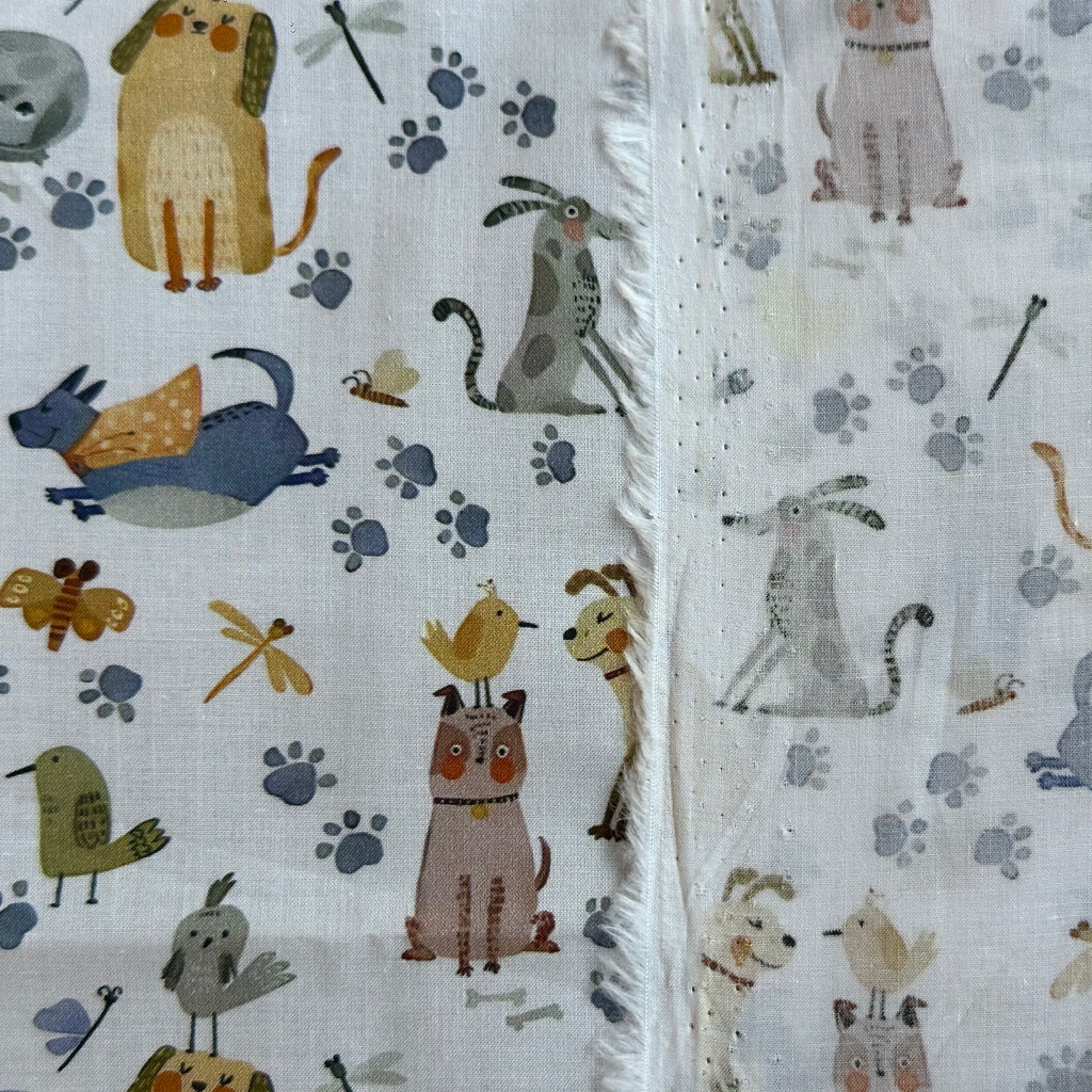 POPELÍN ESTAMPADO INFANTIL MASCOTAS