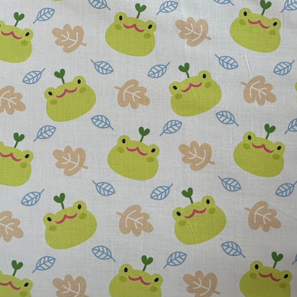 POPELÍN ESTAMPADO INFANTIL RANAS