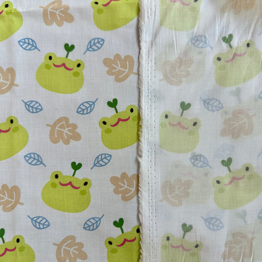 POPELÍN ESTAMPADO INFANTIL RANAS