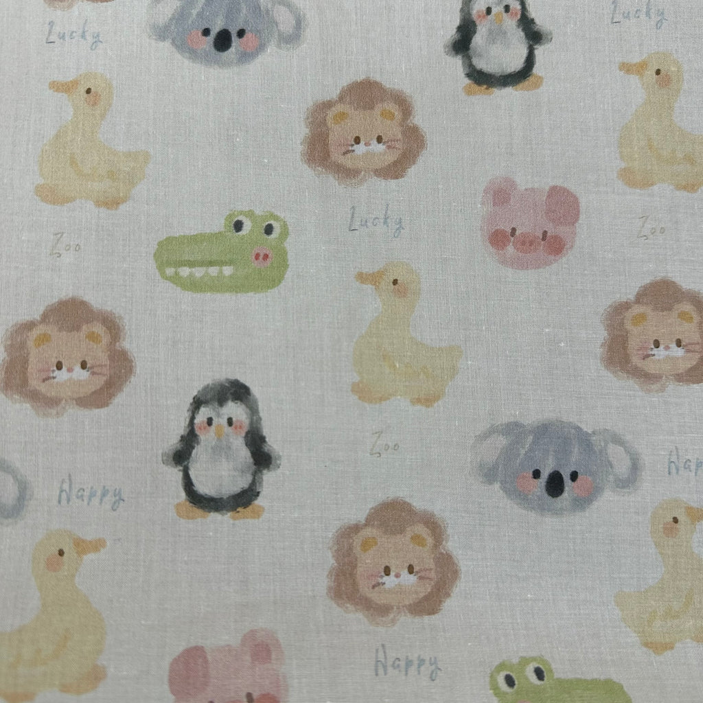 HAPPY ZOO IMPRIMÉ NUMÉRIQUEMENT EN POP-COULEUR POUR ENFANTS