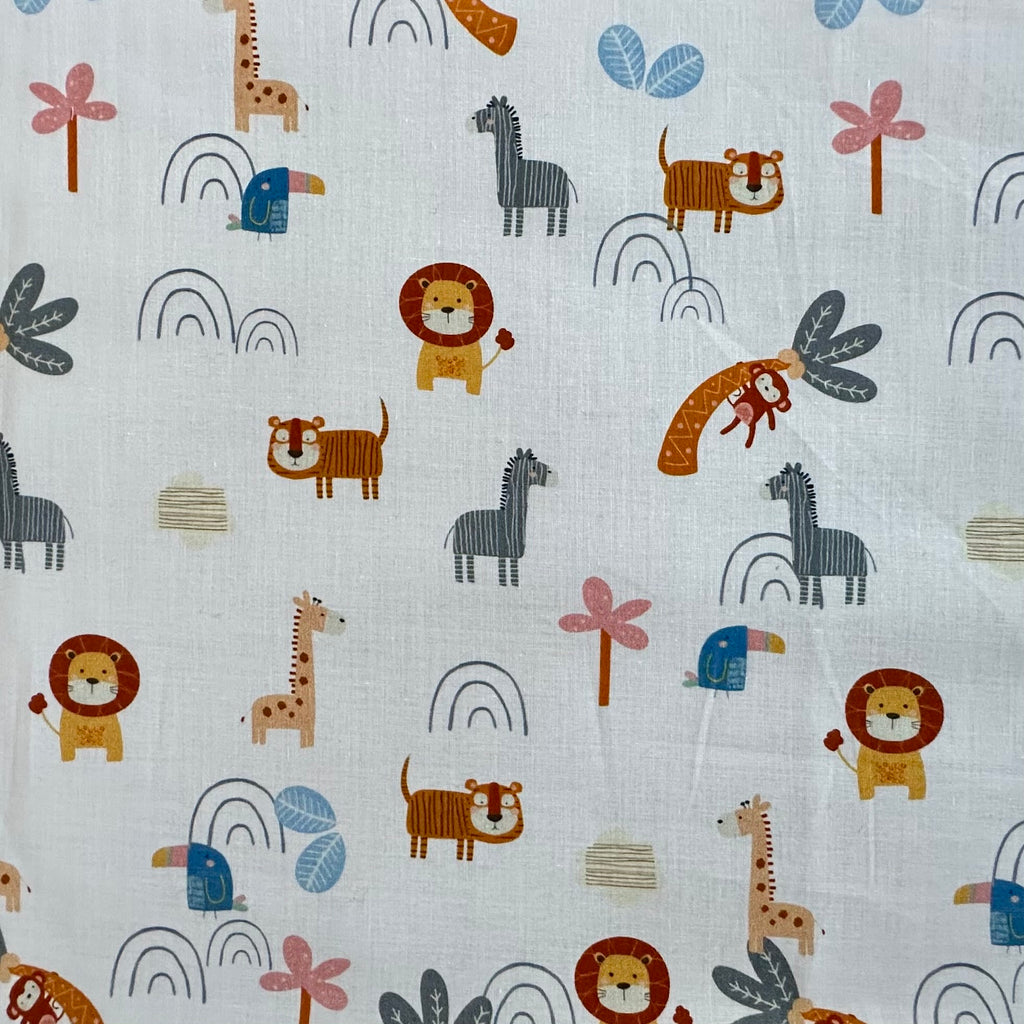 POPELÍN ESTAMPADO INFANTIL ZOO
