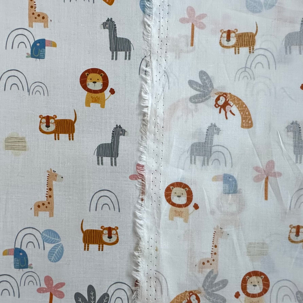 POPELÍN ESTAMPADO INFANTIL ZOO