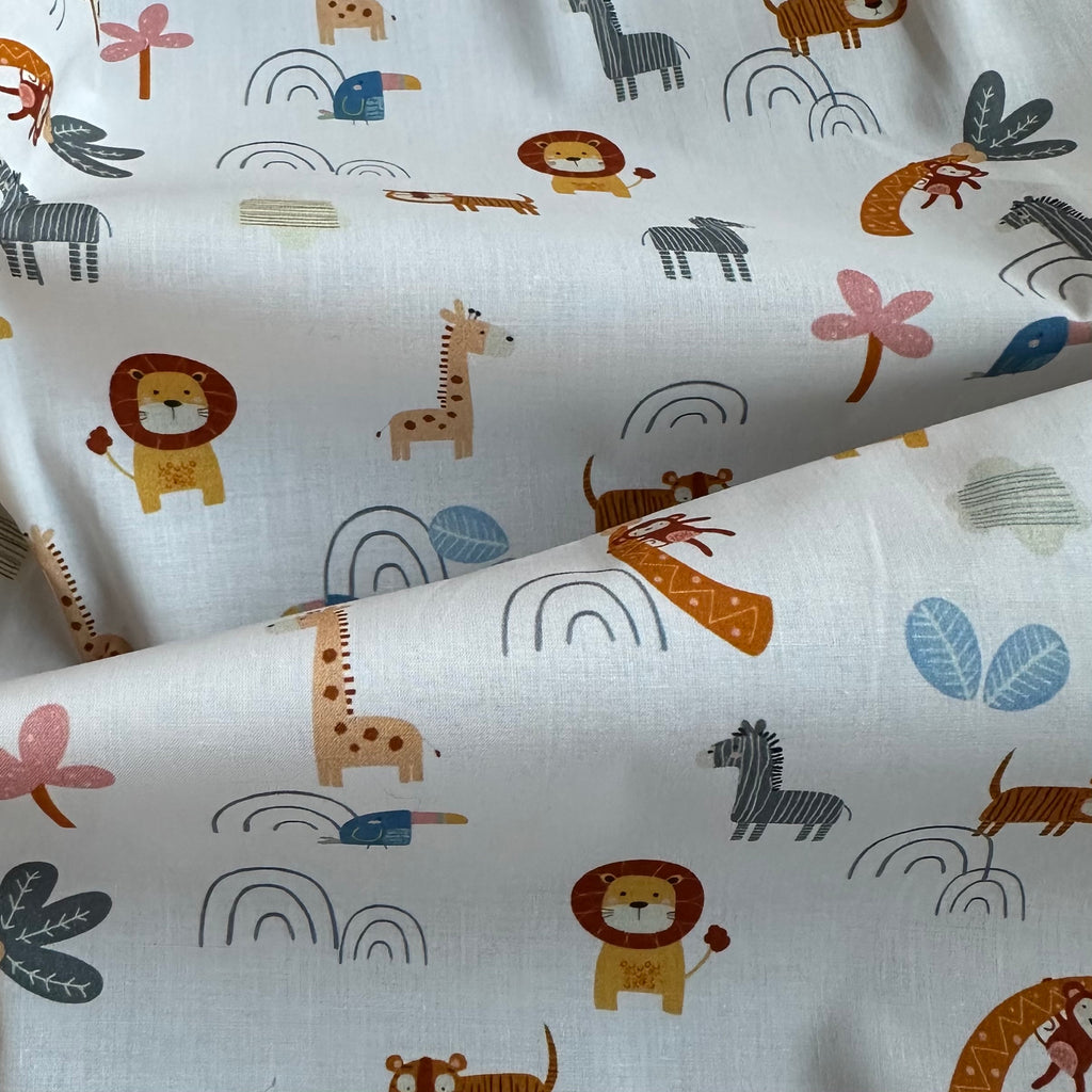 POPELÍN ESTAMPADO INFANTIL ZOO
