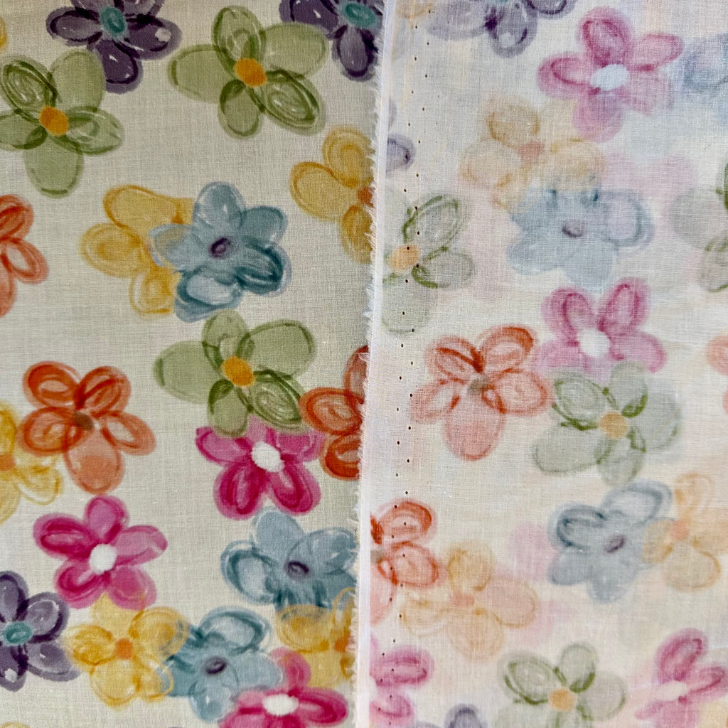 Popeline à imprimé floral Liberty