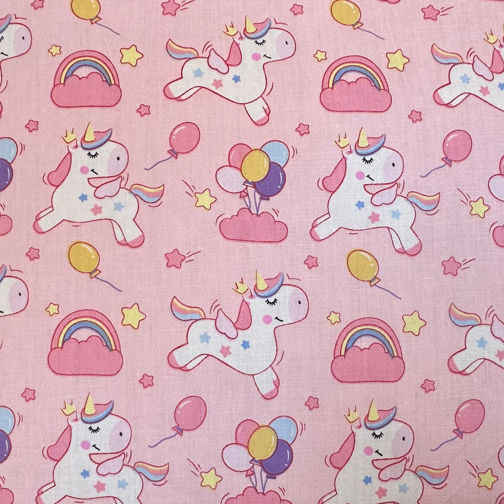 POPELÍN ESTAMPADO INFANTIL UNICORNIOS
