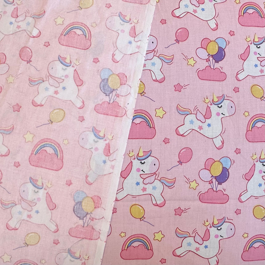 POPELÍN ESTAMPADO INFANTIL UNICORNIOS