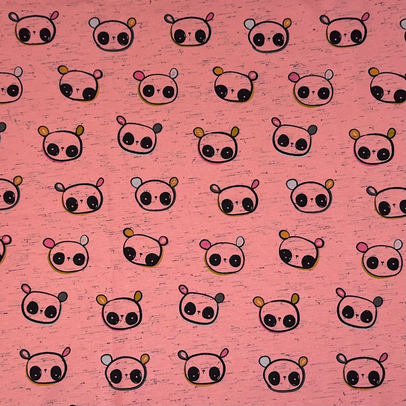 PUNTO ALGODÓN INFANTIL PANDAS EN ROSA