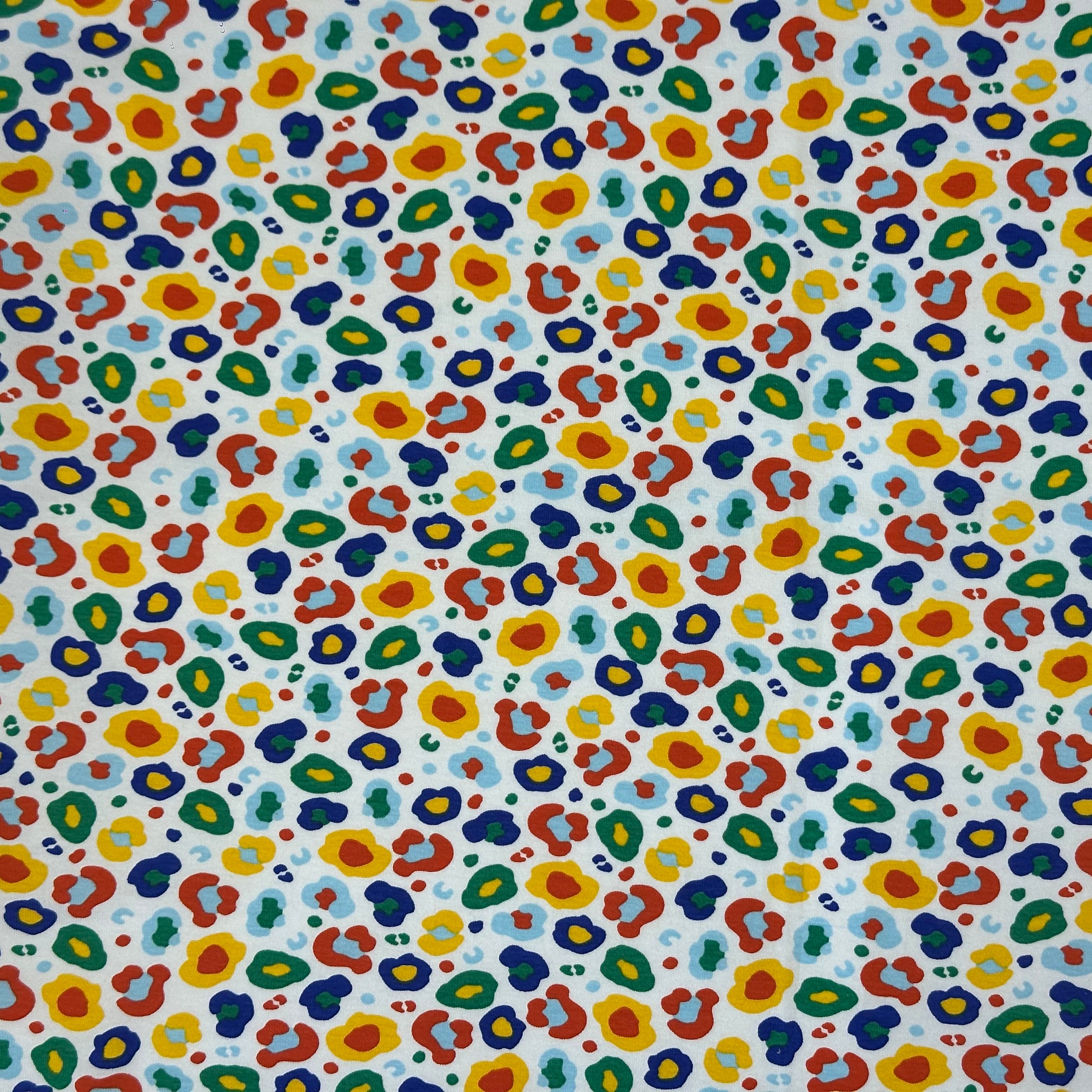 PUNTO ALGODÓN INFANTIL LEOPARDO VERDE