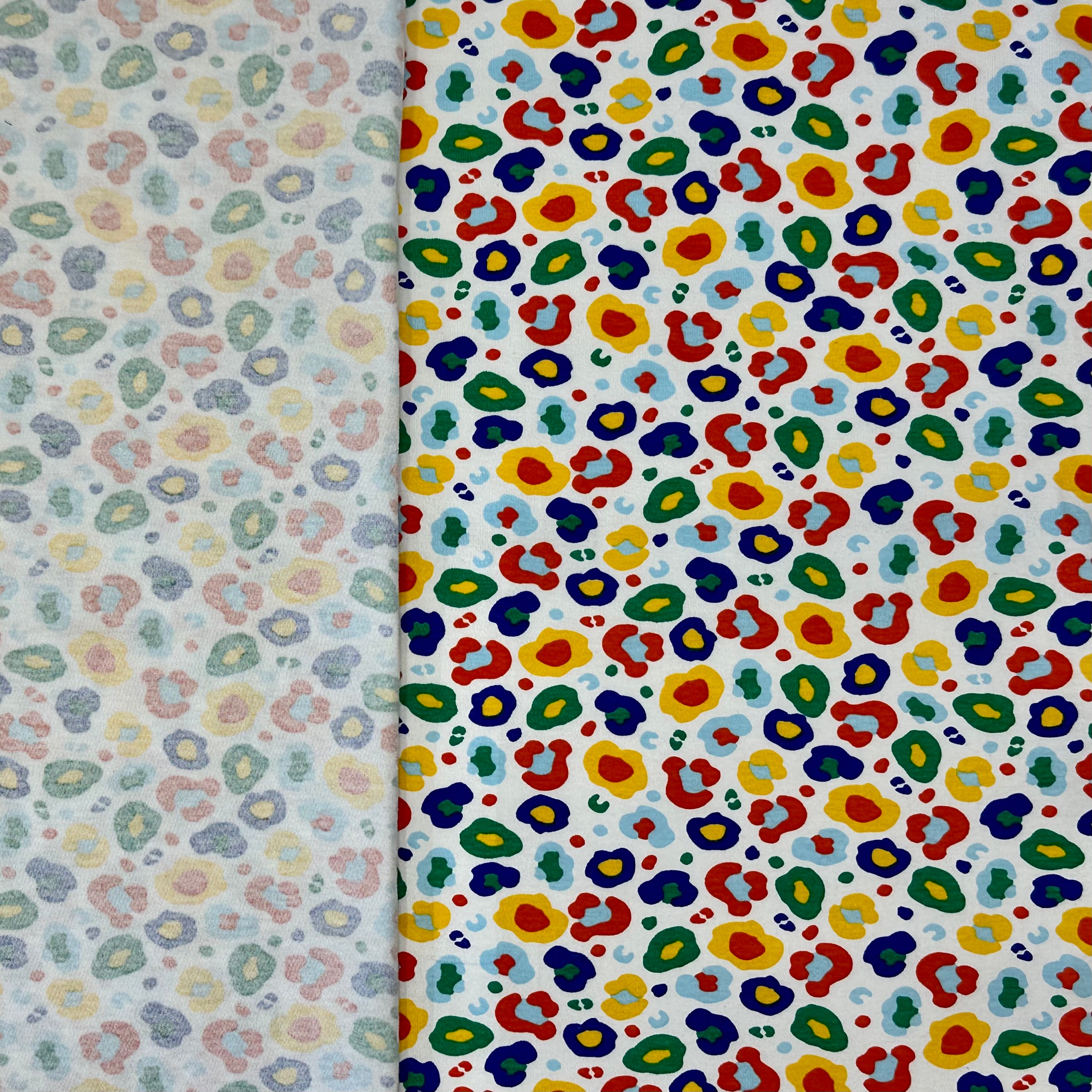 PUNTO ALGODÓN INFANTIL LEOPARDO VERDE