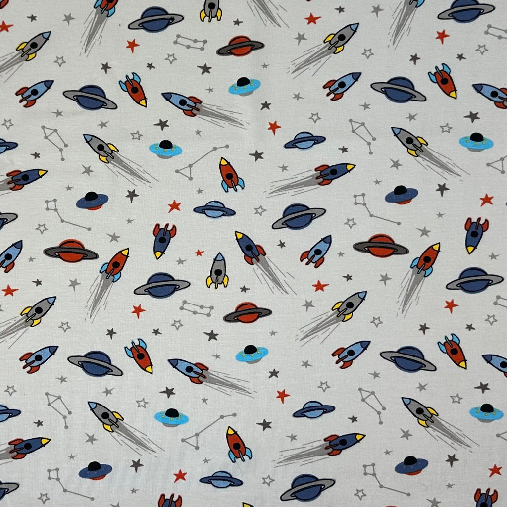 PUNTO ALGODÓN INFANTIL COHETES ESPACIALES