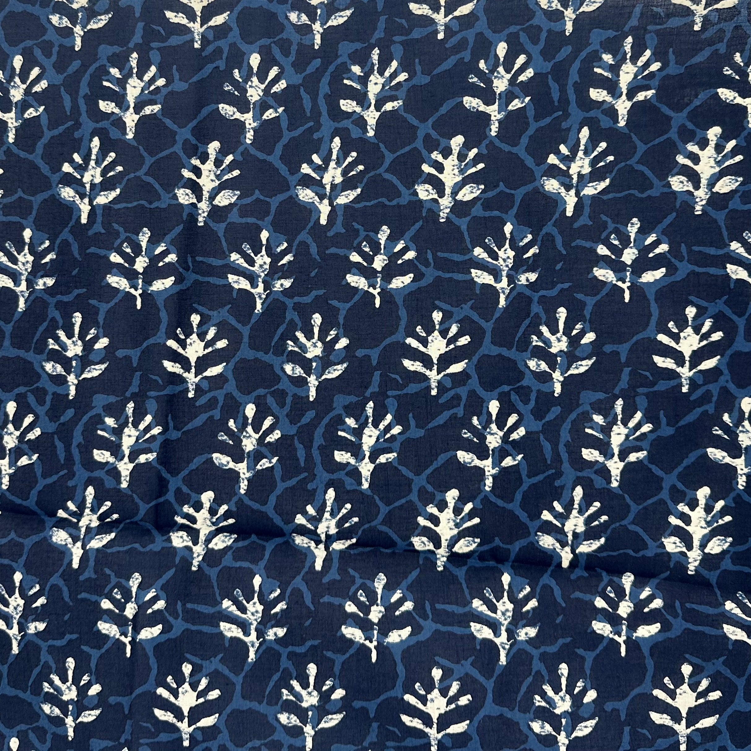POPELÍN ESTAMPADO LIBERTY ALGAS MARINAS