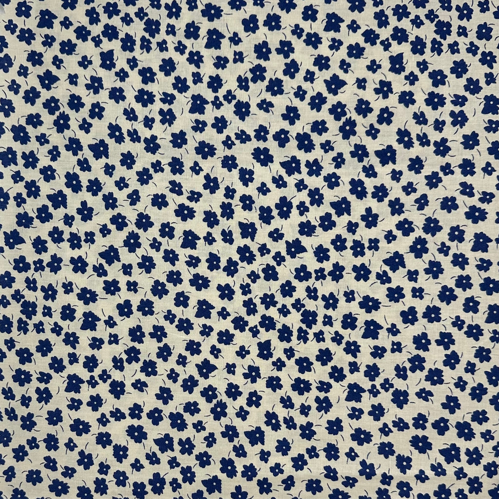 POPELÍN ESTAMPADO LIBERTY CIEN FLORES AZULES