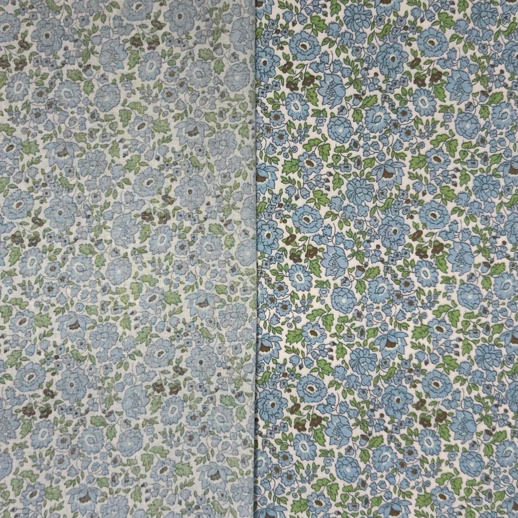POPELÍN ESTAMPADO LIBERTY BETSY AZUL