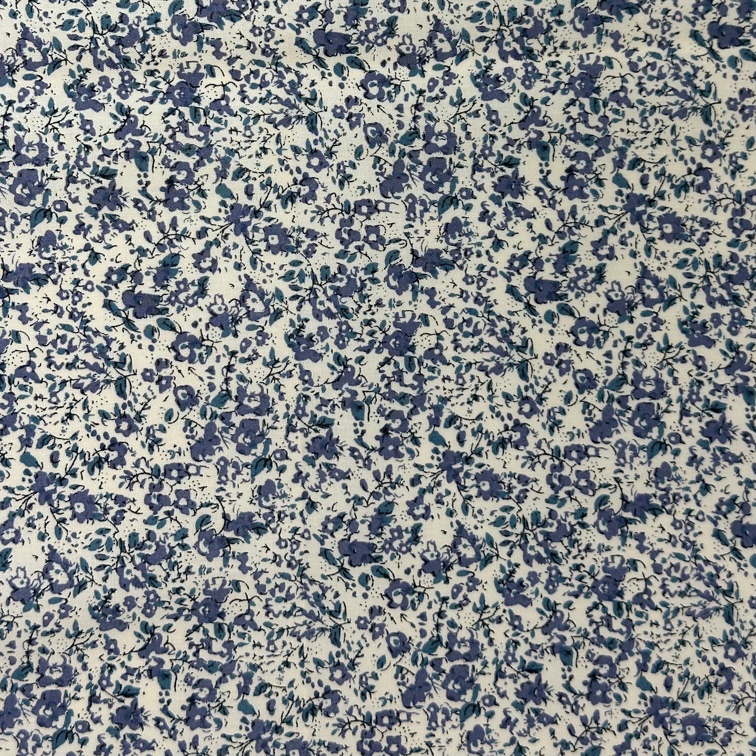 POPLINE IMPRIMÉE LIBERTY MICRO-FLORAL LAVANDE