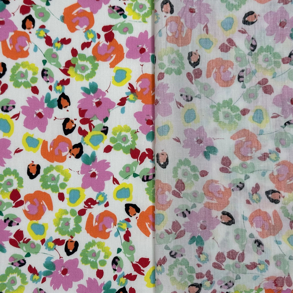 Popeline à imprimé floral Liberty en juin