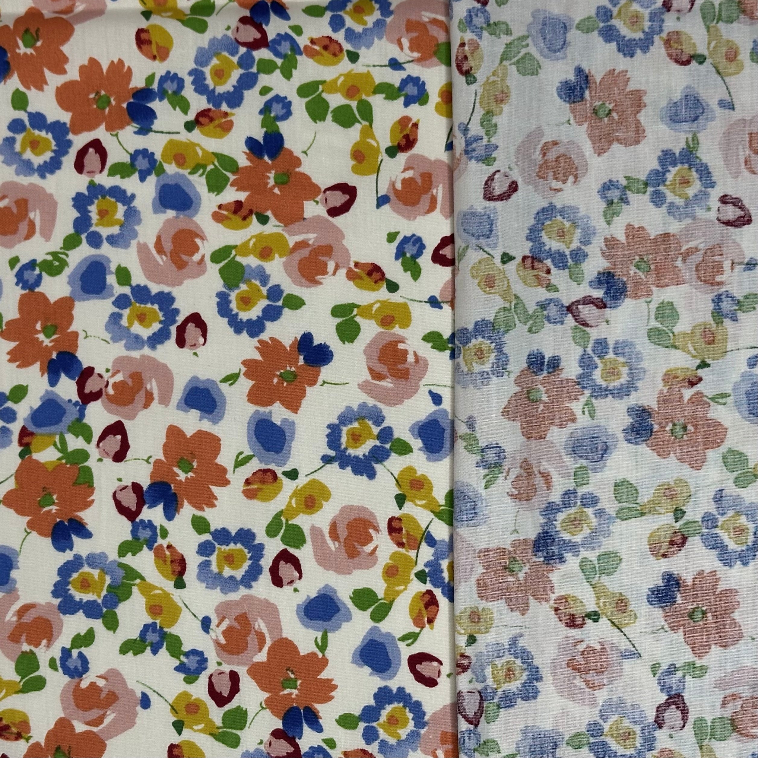 Popeline à imprimé floral Liberty en septembre