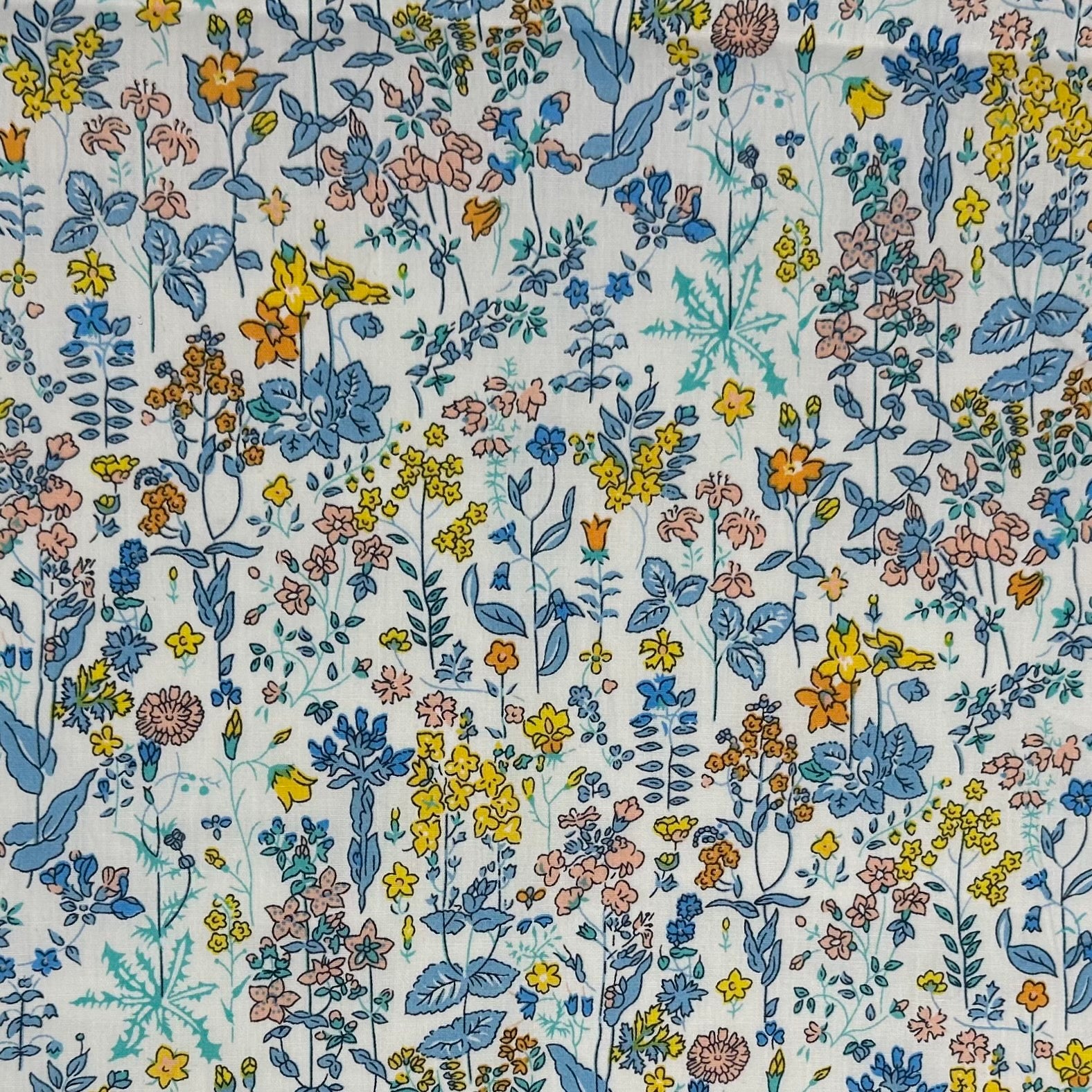 POPELÍN ESTAMPADO LIBERTY SUSURRO AZUL