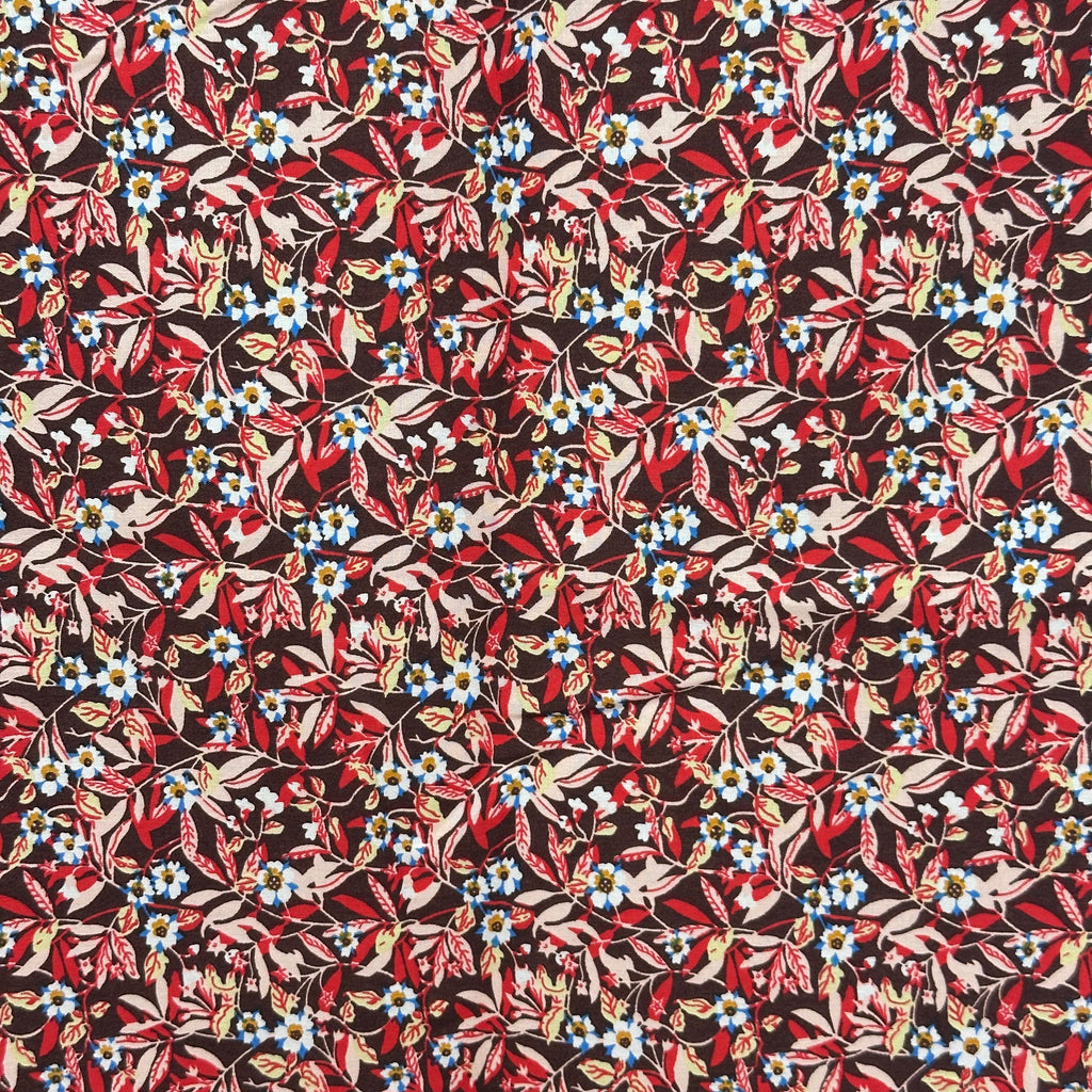 Popeline imprimée Liberty Terracotta