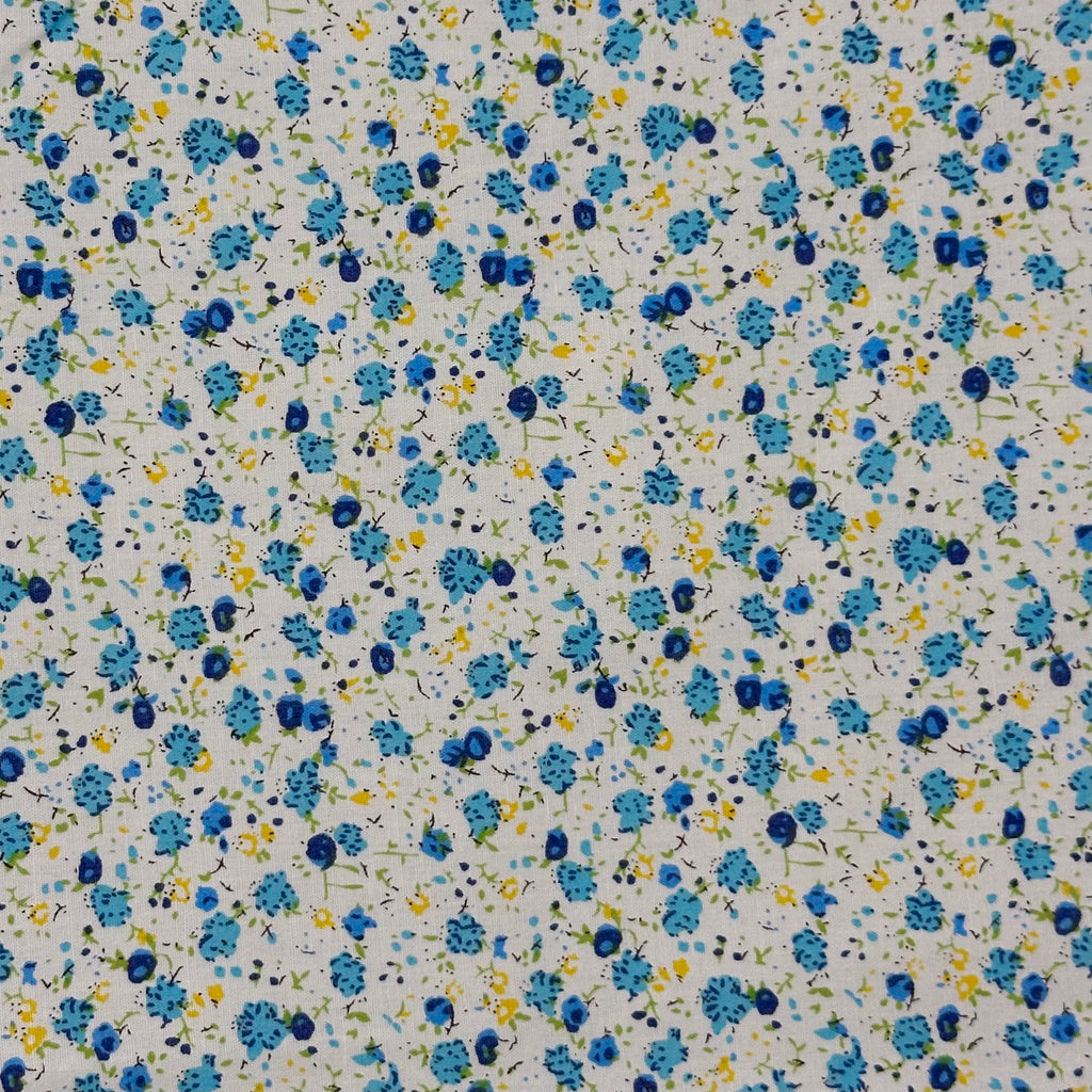 POPELÍN ESTAMPADO LIBERTY EDEN AZUL