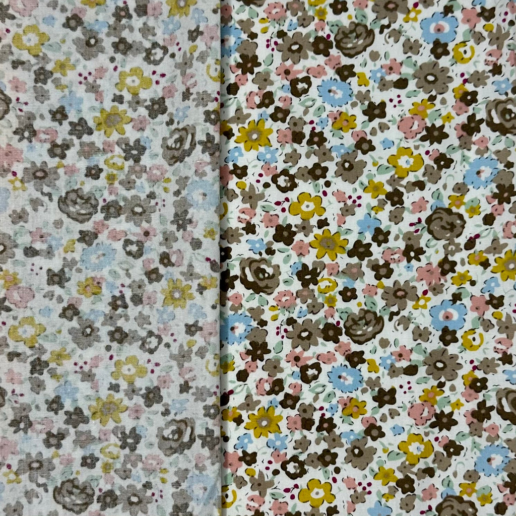 Popeline imprimée Liberty Autumn Meadow